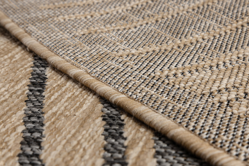 Luxury Outdoor Carpet Carros Brown Pp 240 x 530 cm