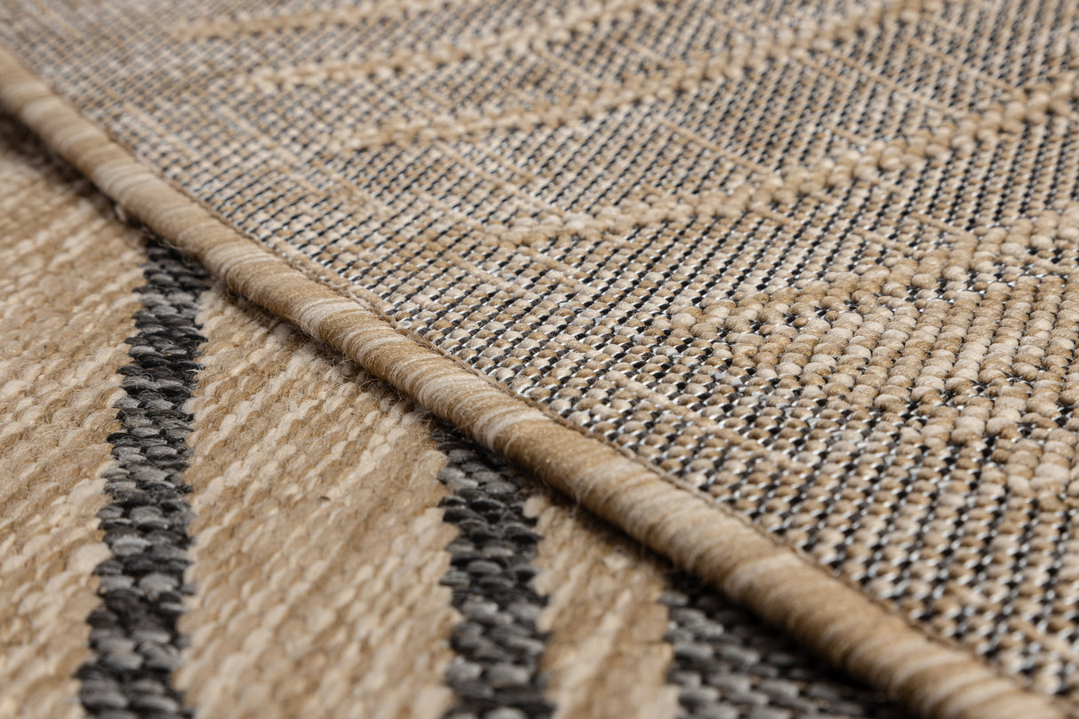 Luxury Outdoor Carpet Carros Brown Pp 240 x 530 cm