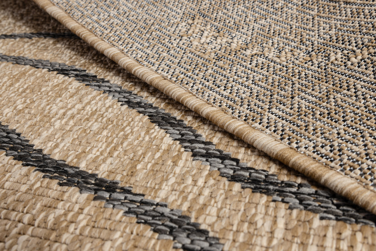 Luxury Outdoor Runner Kino Brown Pp 80 x 230 cm