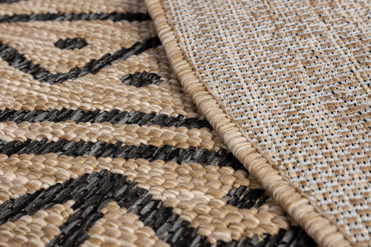 Luxury Outdoor Runner Kino Brown Pp 80 x 230 cm