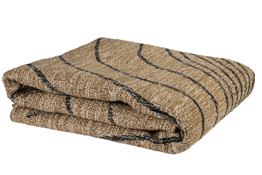 Luxury Outdoor Carpet Carros Brown Pp 240 x 530 cm