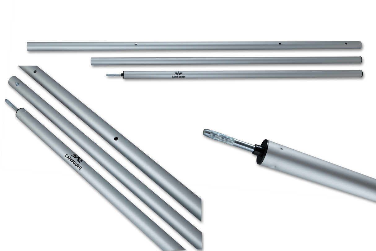 Aluminium Rafter Pole 225/250 Cm With Spring