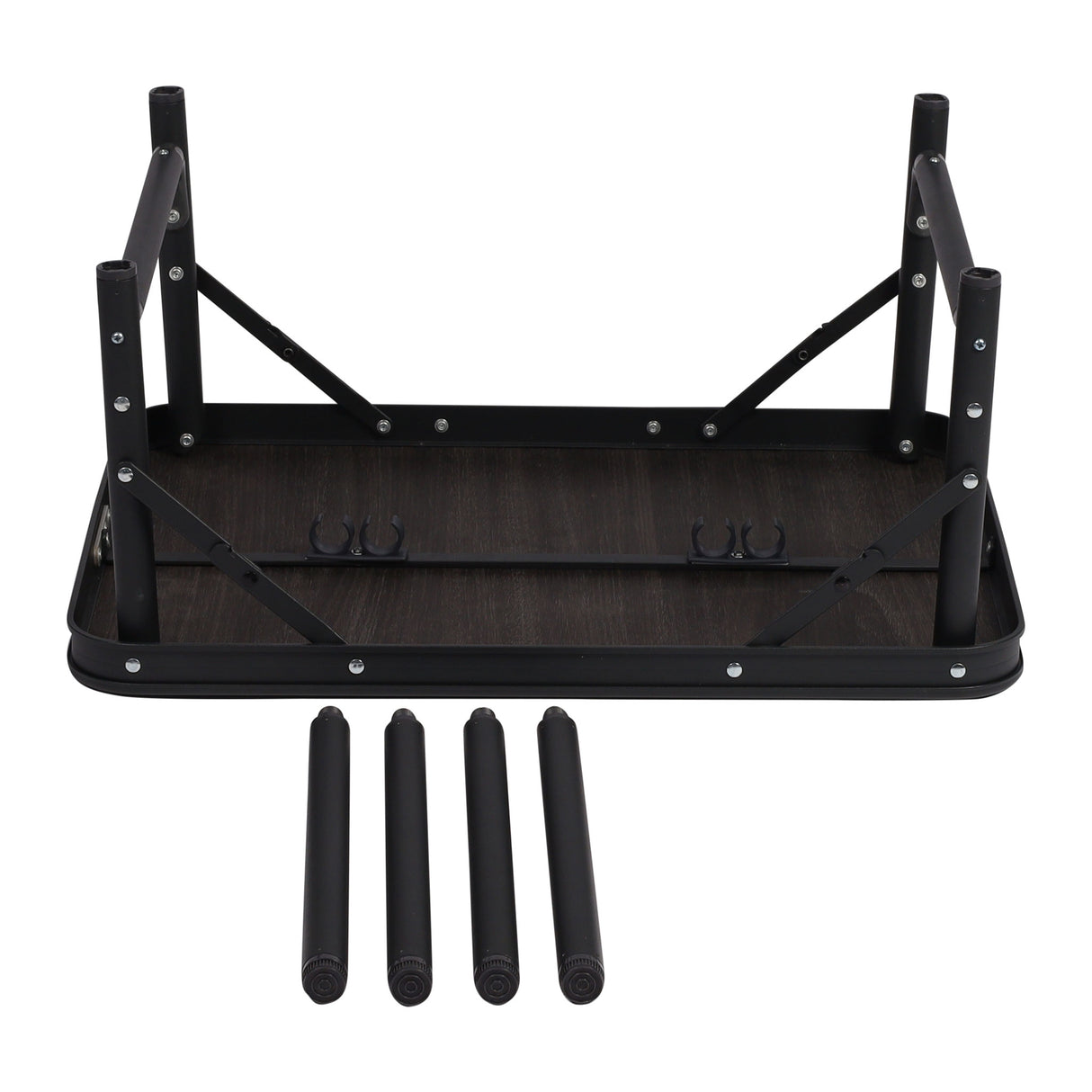 Uzes hpl table 60 x 45 cm foldable suitcase model