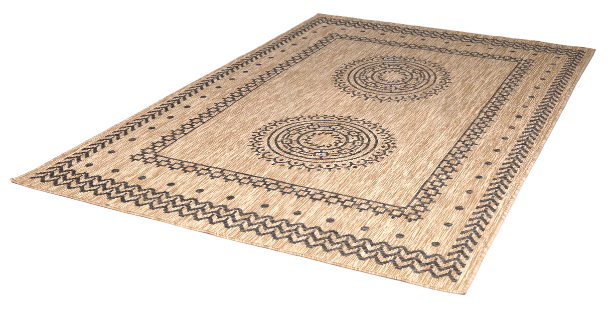 Luxus Outdoor Teppich Juto Braun PP 240 x 530 cm