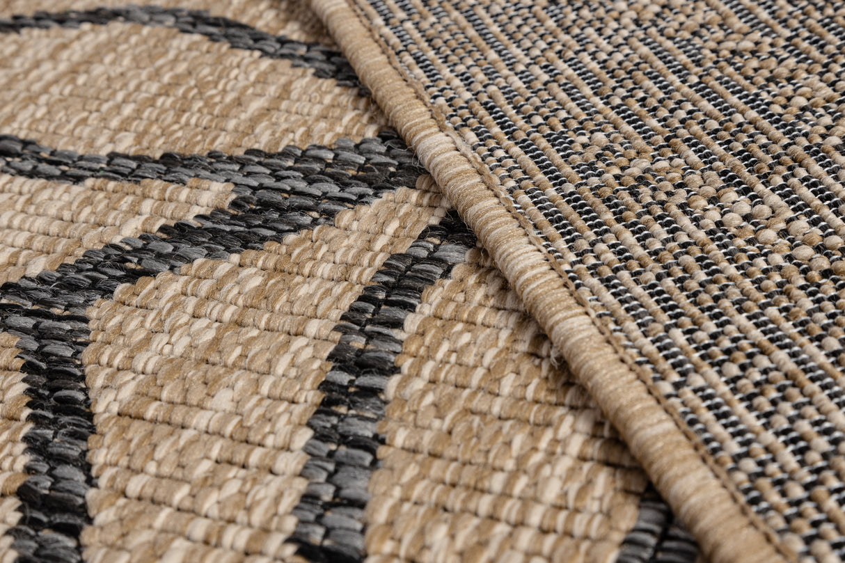 Luxus Outdoor Teppich Juto Braun PP 160 x 230 cm