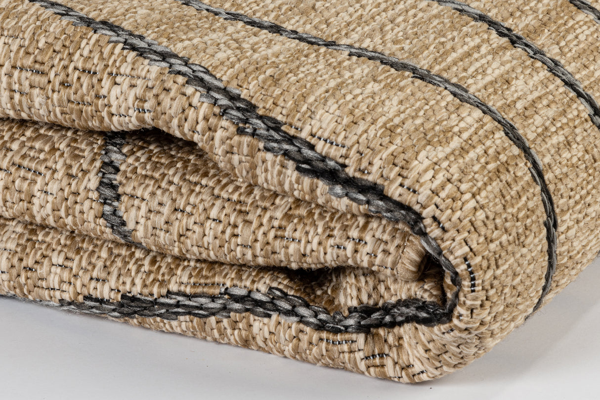 Luxus Outdoor Teppich Juto Braun PP 160 x 230 cm