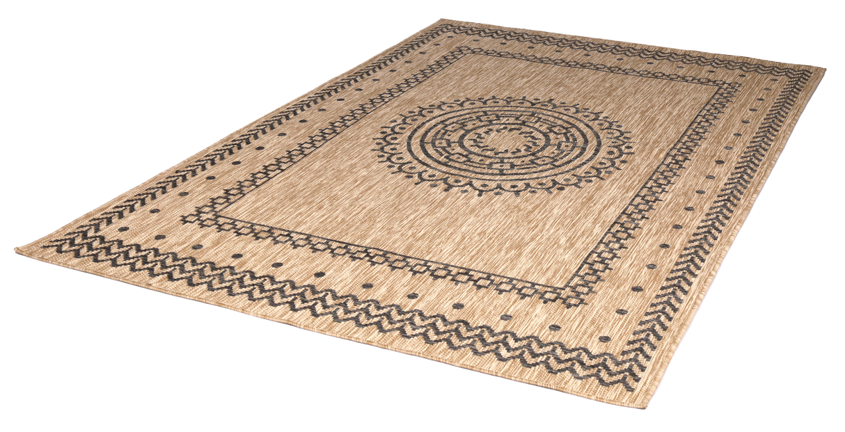 Luxus Outdoor Teppich Juto Braun PP 160 x 230 cm