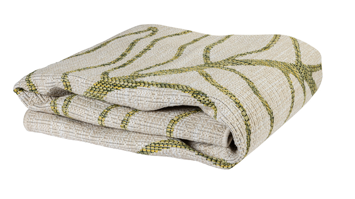 Luxus Outdoor Teppich Carros Grün PP 160 x 230 cm