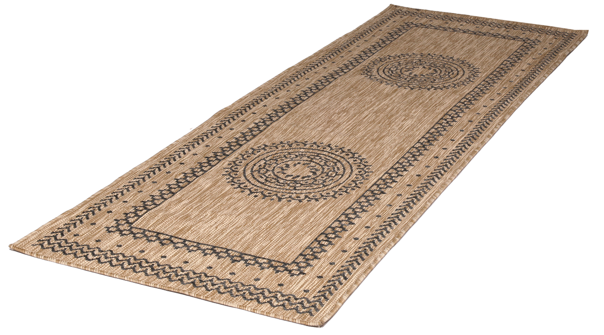 Luxury Outdoor Carpet Juto Brown Pp 80 x 230 cm