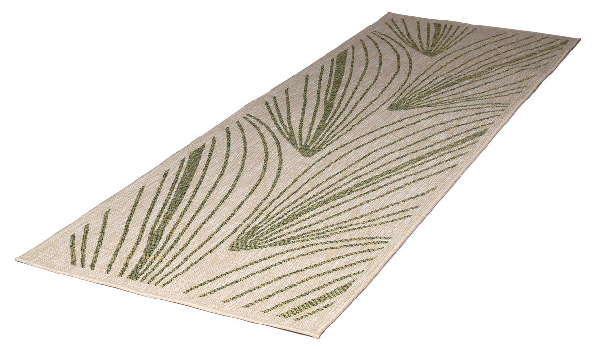 Luxury Outdoor Carpet Carros Green Pp 80 x 230 cm