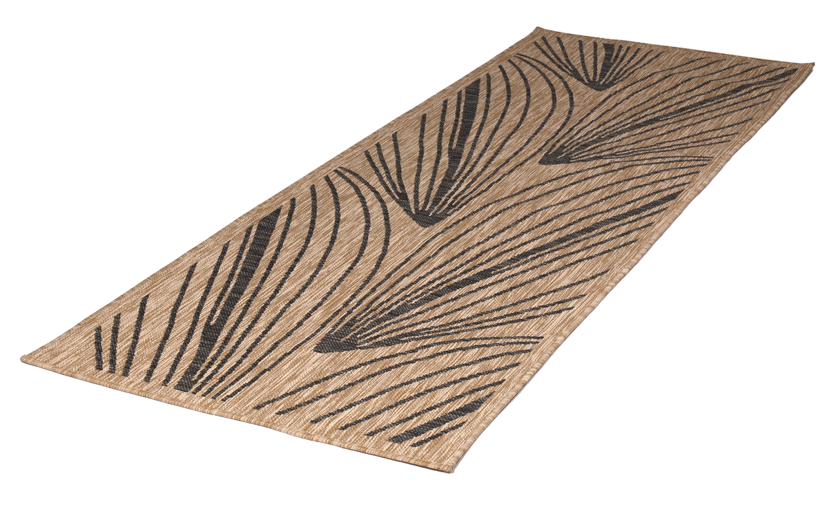 Luxury Outdoor Carpet Carros Brown Pp 80 x 230 cm