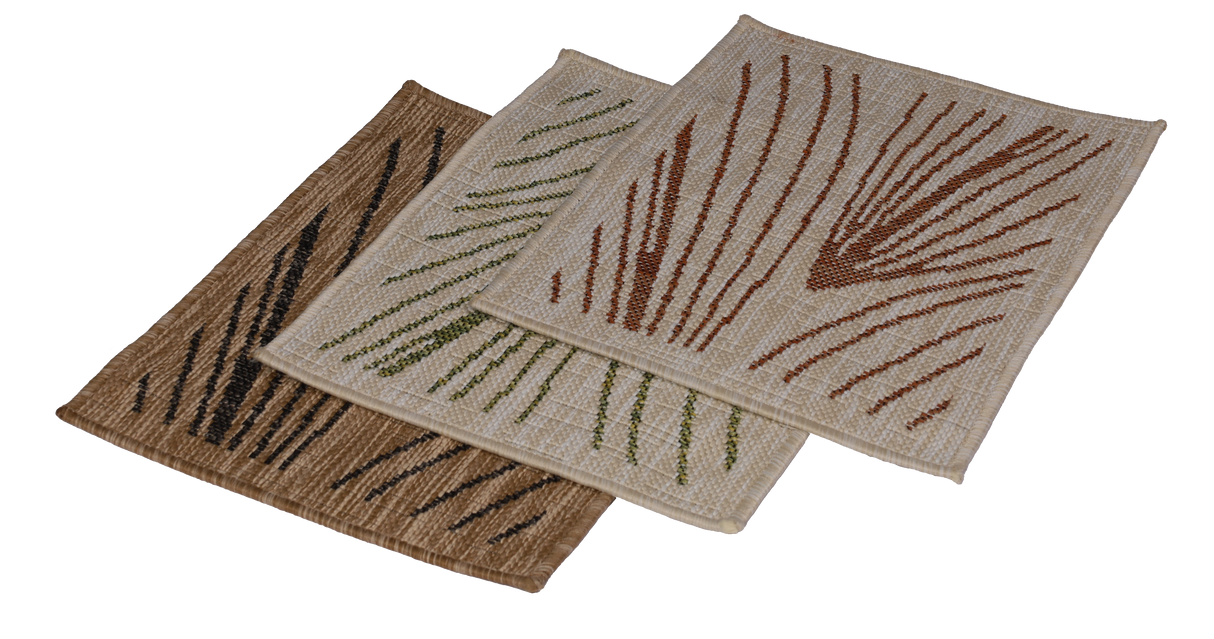 Polypropyleen Doormat Carros Brown Brown 40X50 Cm