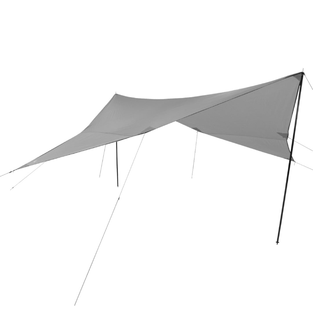 Tarp polyester 4x4m grijs