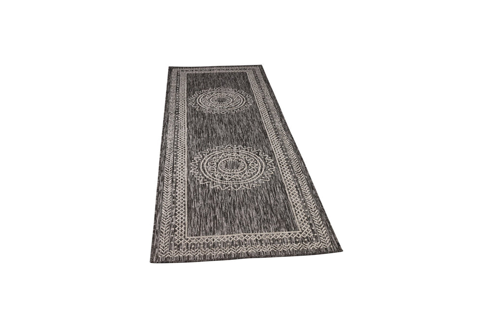Luxus Outdoor Teppich Juto Grau PP 80 x 230 cm