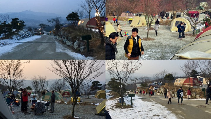Winterkamperen, gewoon in Japan en Zuid-Korea, nu een trend in Nederland