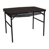 Uzes hpl table 60 x 90 cm foldable suitcase model