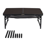 Uzes hpl table 60 x 90 cm foldable suitcase model