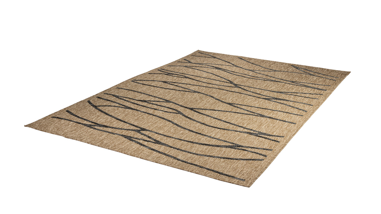 Luxe Outdoor Carpet Chebbi Bruin Pp 390 x 200 cm