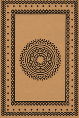 Luxury Outdoor Carpet Juto Brown PP 80x230 cm